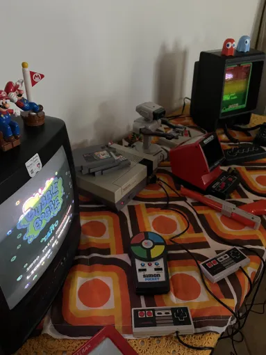 Animation gaming rétro pour fête entre amis Colomiers, Toulouse, Reborne Retrogaming