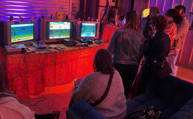 Animation sur le thème jeux vidéos retro pour un séminaire d'entreprise, Toulouse, Reborne Retrogaming
