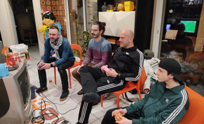 animation rétrogaming anniversaire particulier