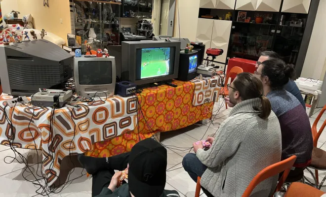 animation rétrogaming anniversaire particulier