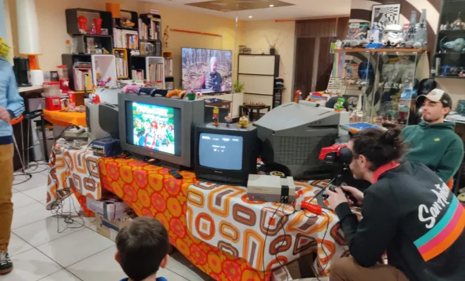 animation rétrogaming anniversaire particulier