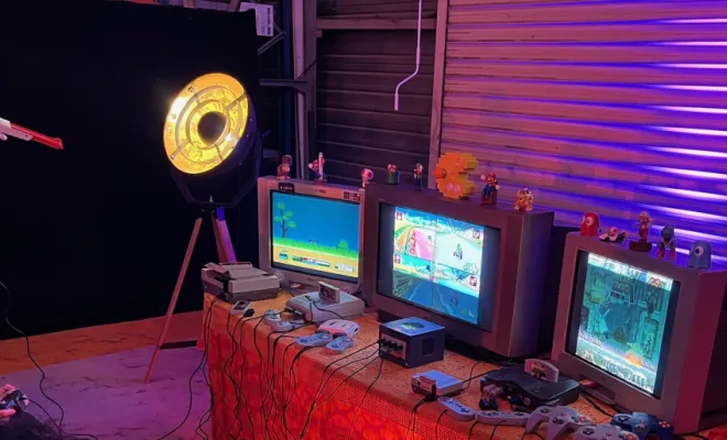 Corner retrogaming avec participants